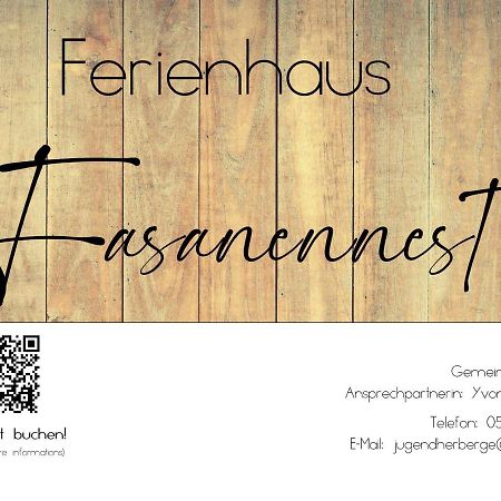 Ferienhaus Fasanennest Uelsen Extérieur photo